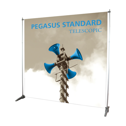 8ft x 8ft Pegasus Standard Telescopic Banner Stand (Vinyl Graphic Package)
