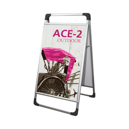 Ace 2 Outdoor Sign Stands Double-Sided (Graphic Package)