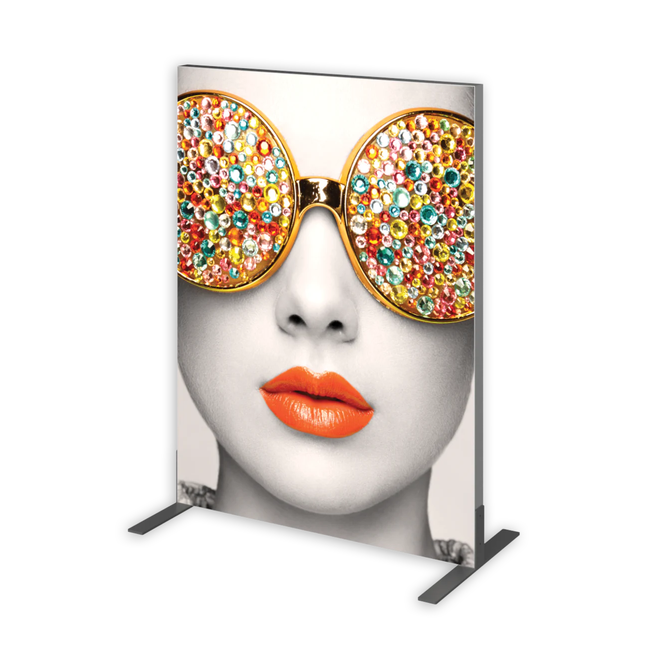 3ft x 4ft Vector Frame Rectangle 01 Fabric Banner Display Single-Sided Dye-Sub Fabric (Graphic Package)