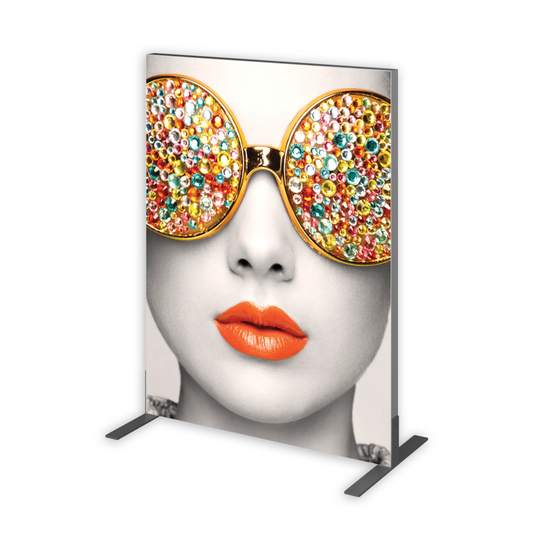 3ft x 4ft Vector Frame Rectangle 01 Fabric Banner Display Single-Sided Dye-Sub Fabric (Graphic Package)