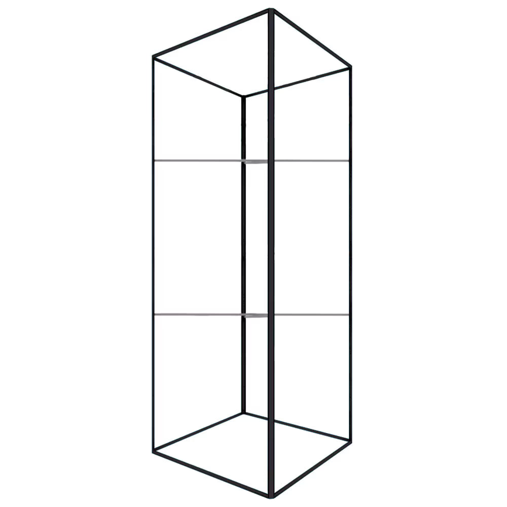 60D Big Sky Square Tower Black Frame NON-Backlit