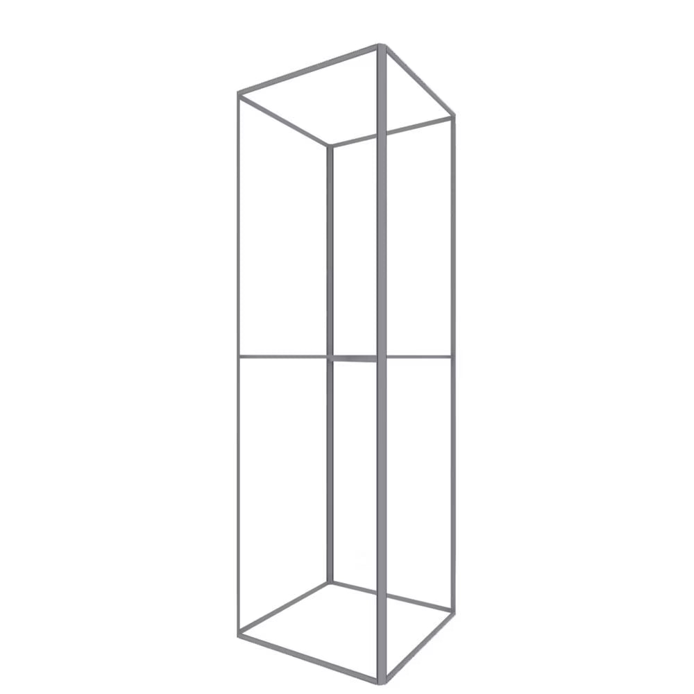 60D Big Sky Square Tower Silver Frame Non-Backlit