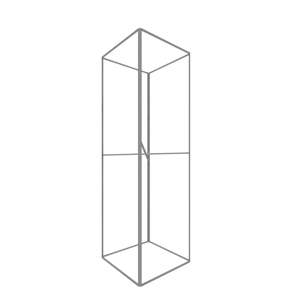 60D Big Sky Square Tower Silver Frame Non-Backlit
