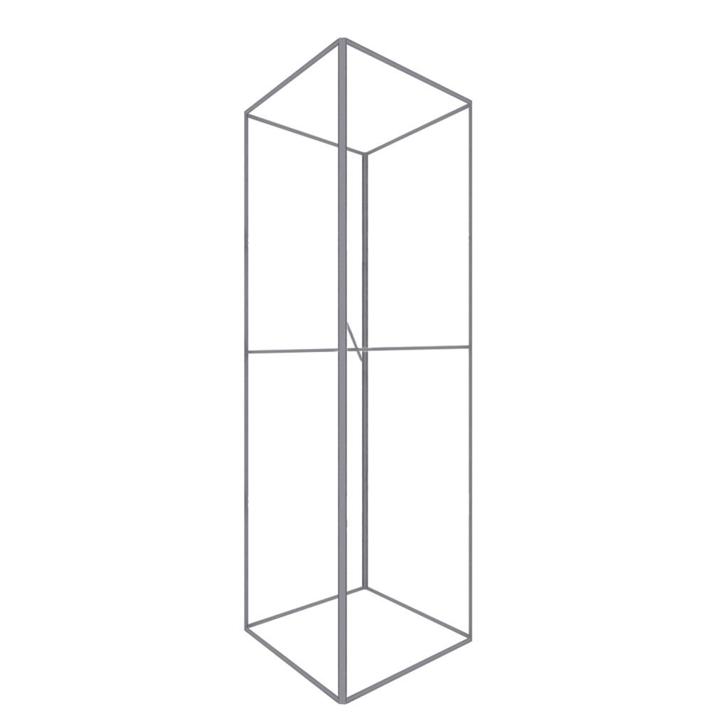 60D Big Sky Square Tower Silver Frame Non-Backlit