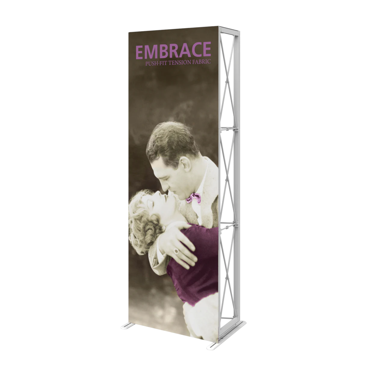 2.5ft x 8ft Embrace Push-fit Tension Fabric Display Graphic