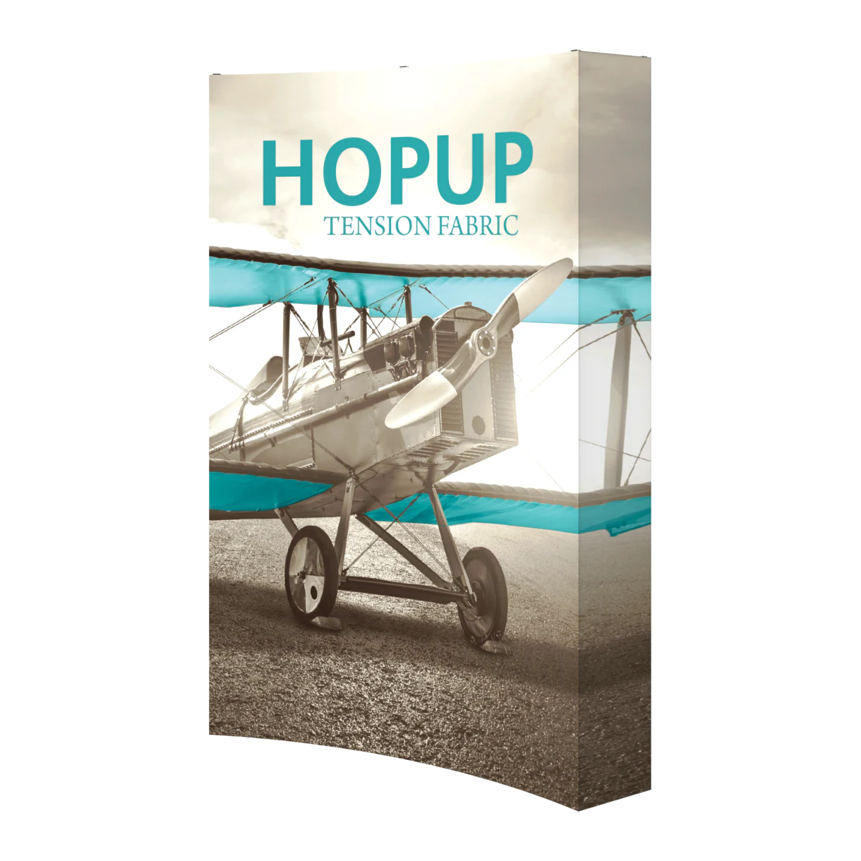 5.5ft x 8ft Hopup Curved Tension Fabric Display