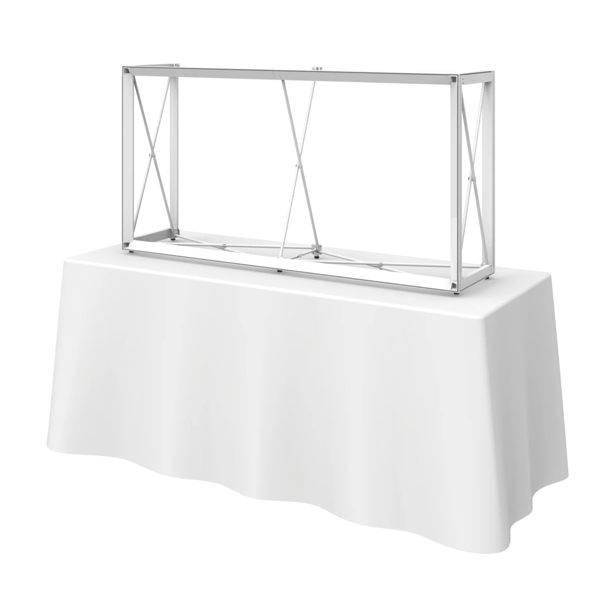 5ft x 2.5ft Embrace Tabletop Push-Fit Tension Fabric Display