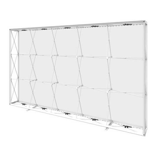 13ft x 8ft Embrace Backlit Push-Fit Tension Fabric Display Unprinted Opaque Liner