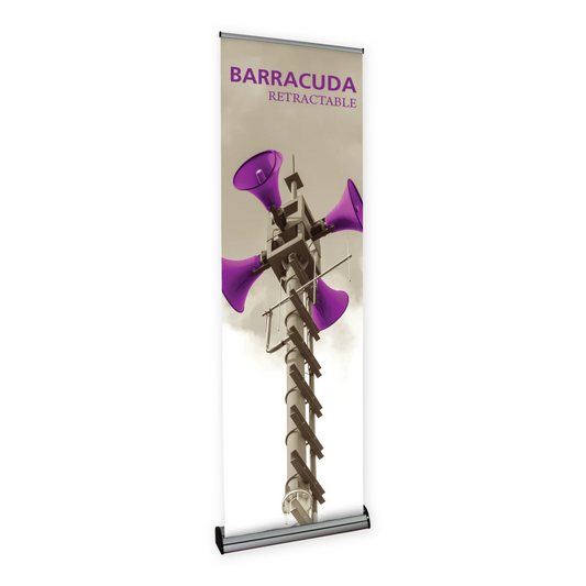 23.5in Barracuda 600 Retractable Banner Stand (Supreme Melinex Graphic Package)