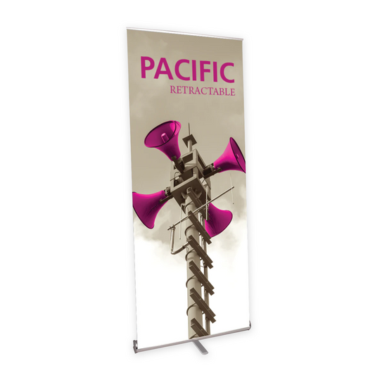 35.5in Pacific 920 Retractable Banner Stand (Supreme Melinex Graphic Package)