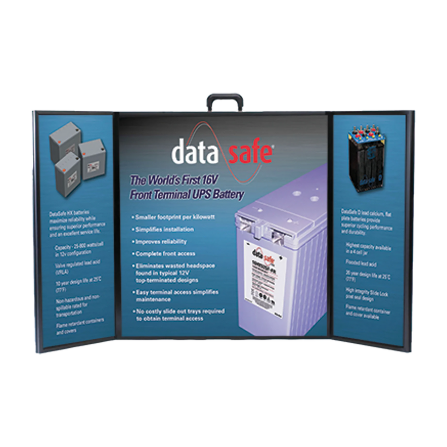 5ft x 3ft Voyager Monster Tabletop Briefcase Display (Graphic Package)