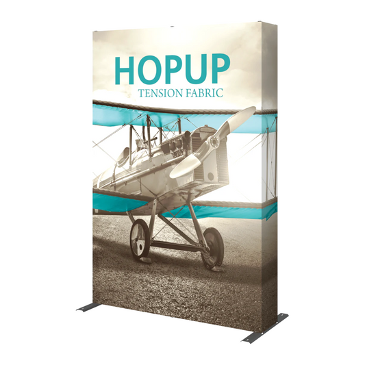 5ft x 8ft Hopup Straight Tension Fabric Display