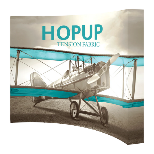 10ft x 8ft Hopup Curved Tension Fabric Display