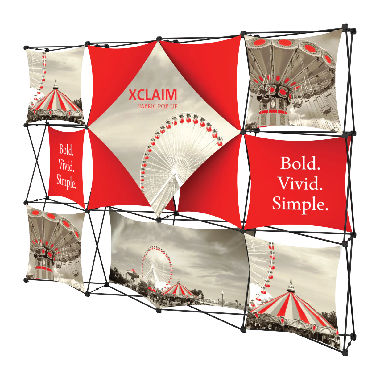 10ft x 8ft Xclaim Fabric Popup Display Kit 06