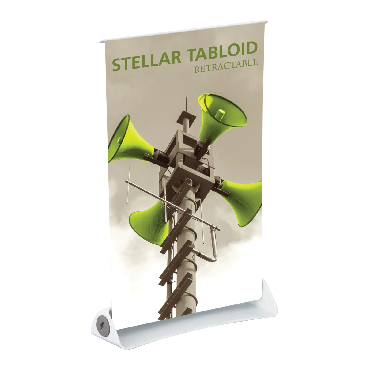 11in Stellar Tabloid Retractable Tabletop Banner Stand (Vinyl Graphic Package)
