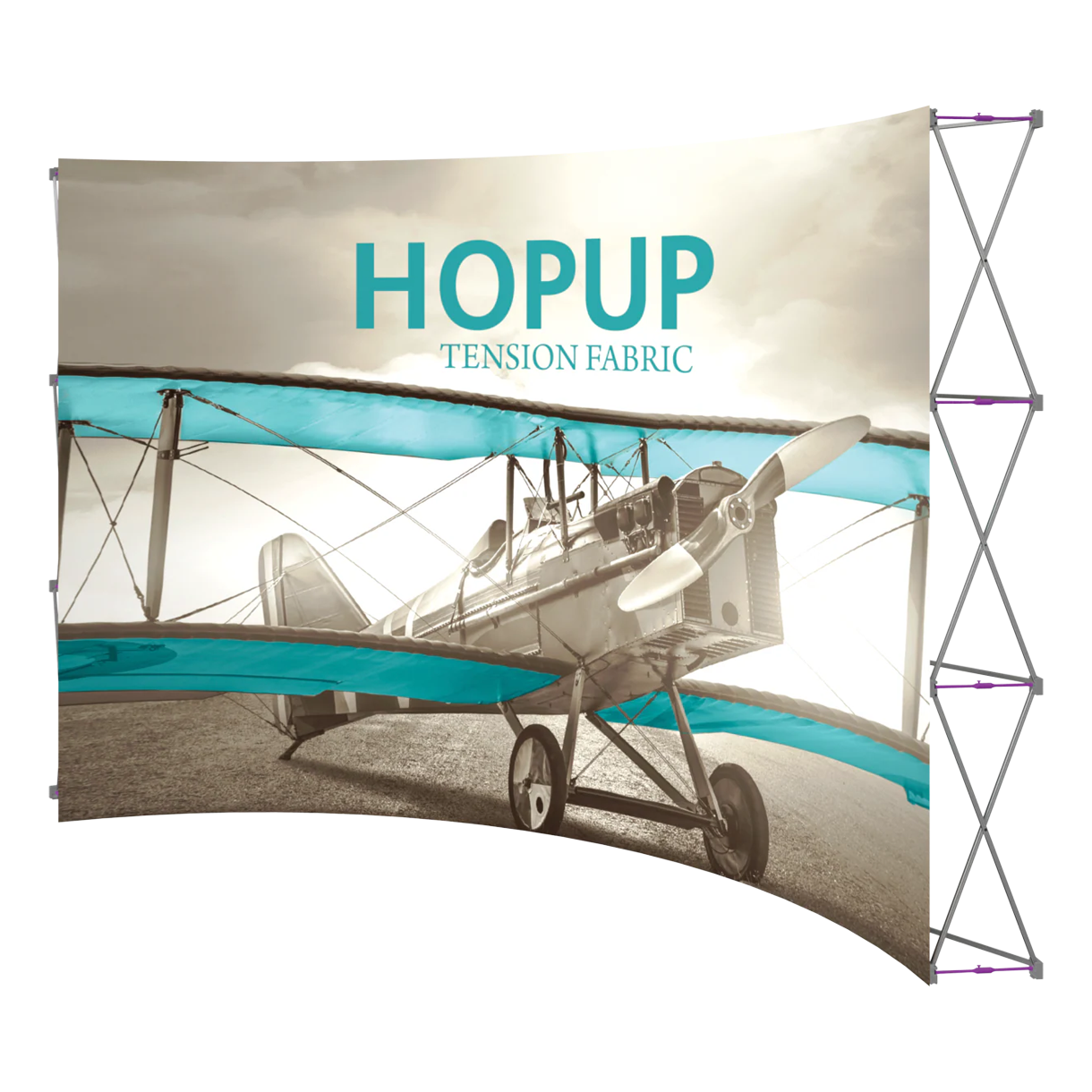 13ft x 8ft Hopup Curved Tension Fabric Display