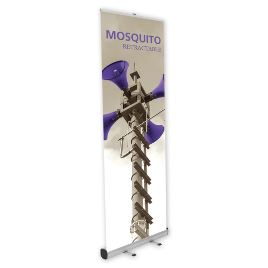 31.5in Mosquito 800 Retractable Banner Stand (Supreme Melinex Graphic Package)