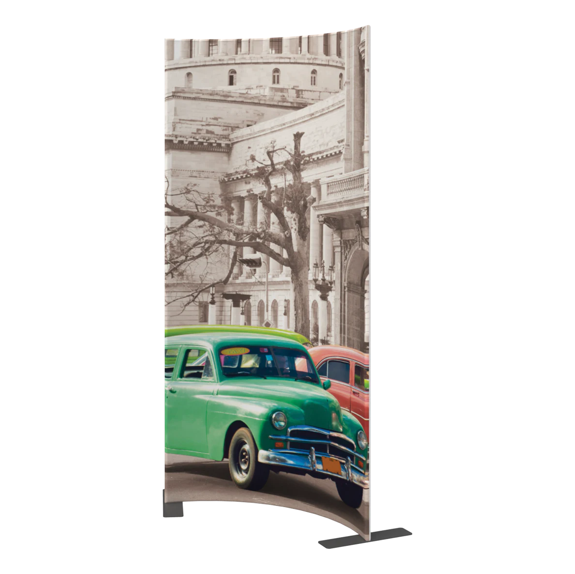 4ft x 8ft Modulate Magnetic Frame Banner 06 Concave Single-Sided (Graphic Package)