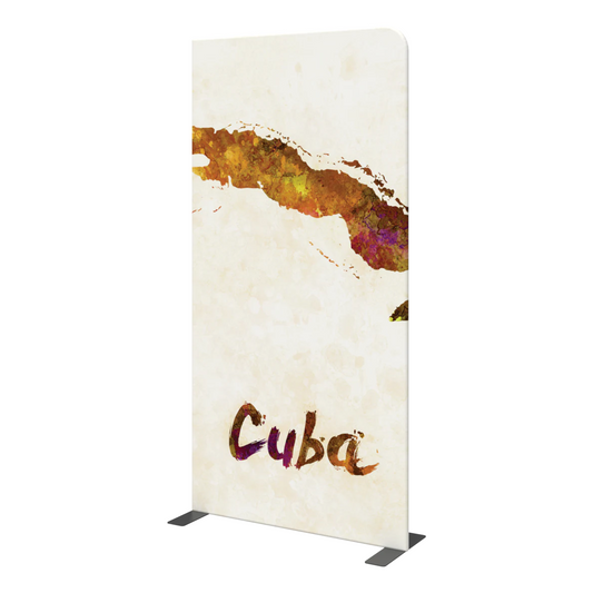 4ft x 8ft Modulate Magnetic Frame Banner 08 Left/Right Rounded Corner Double-Sided (Graphic Package)