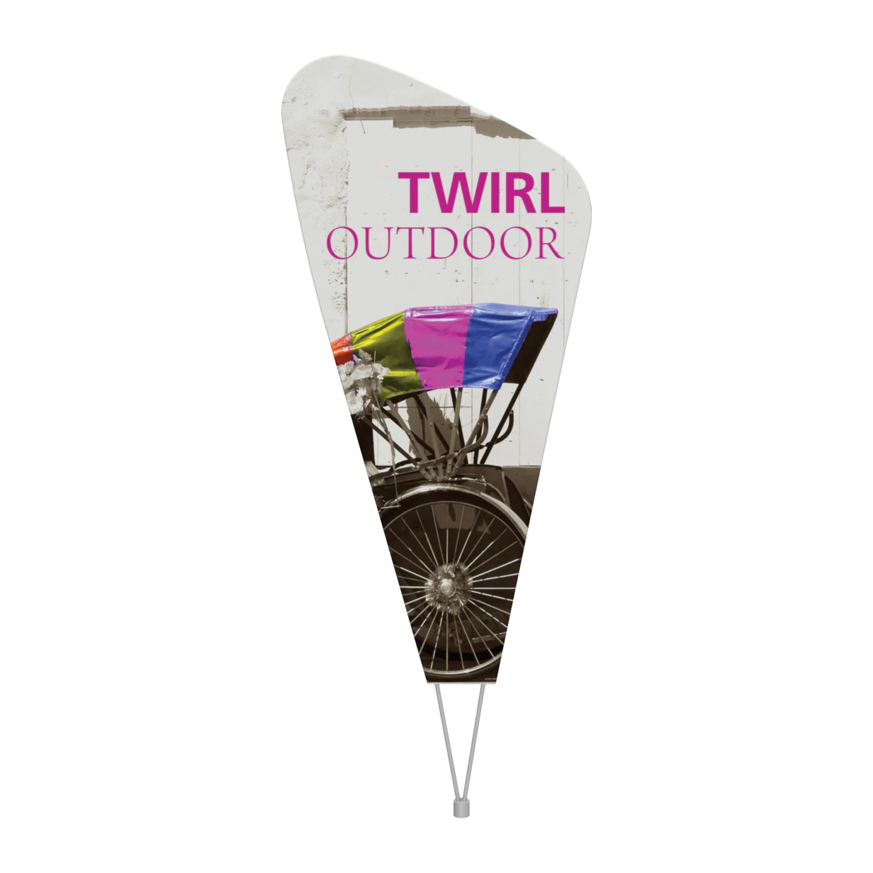Twirl Outdoor Sign (Graphic Package)