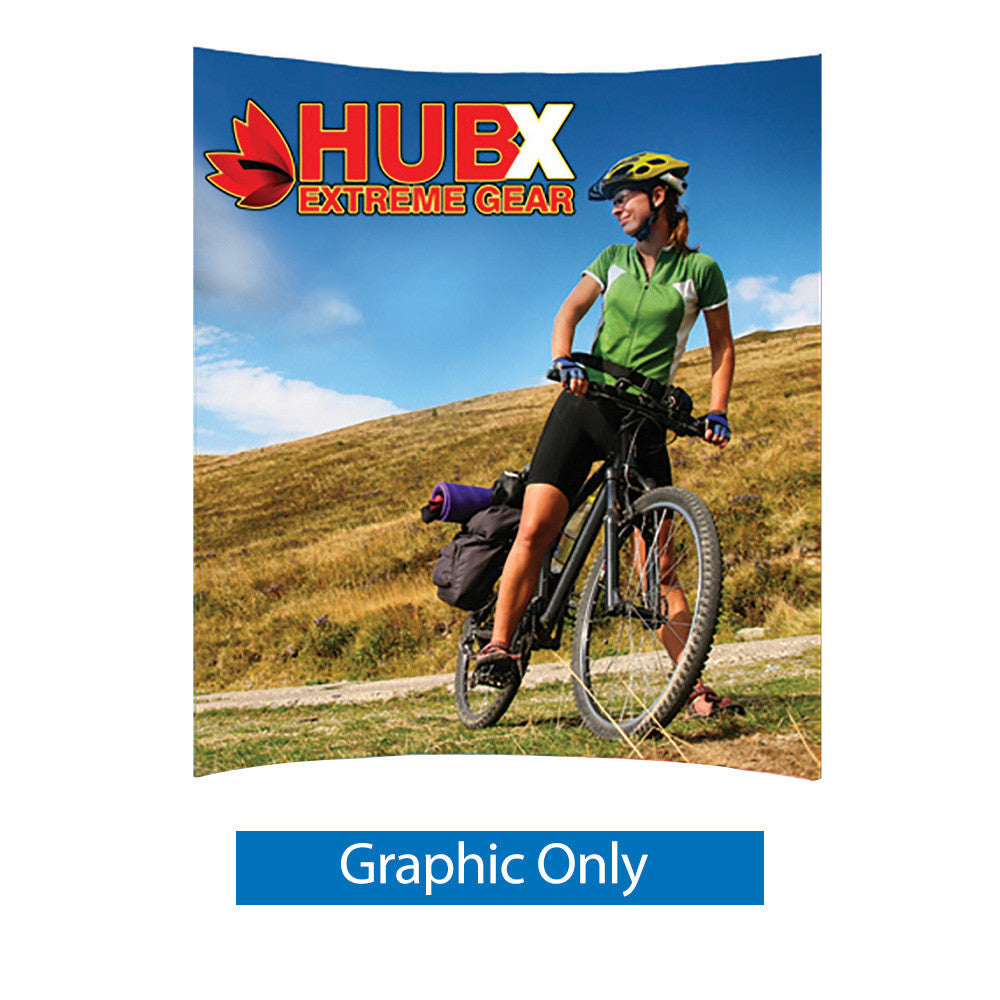 8 x 7.5 ft. RPL Fabric Pop Up Display Curved