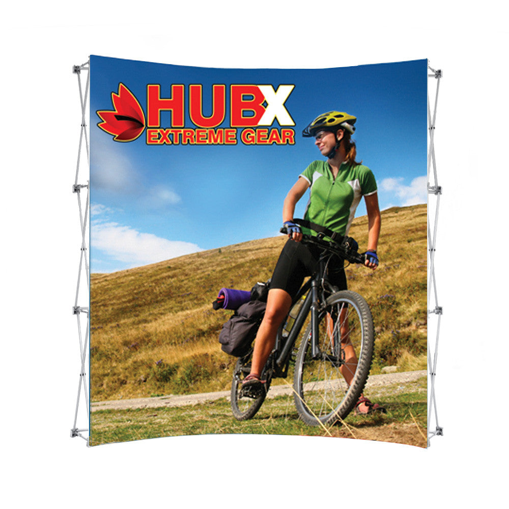 8 x 7.5 ft. RPL Fabric Pop Up Display Curved