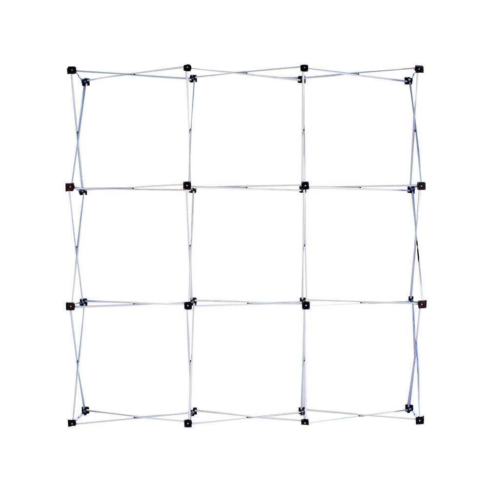 8 x 7.5 ft. RPL Fabric Pop Up Display Straight With Endcaps (Graphic Package) - All4Displays