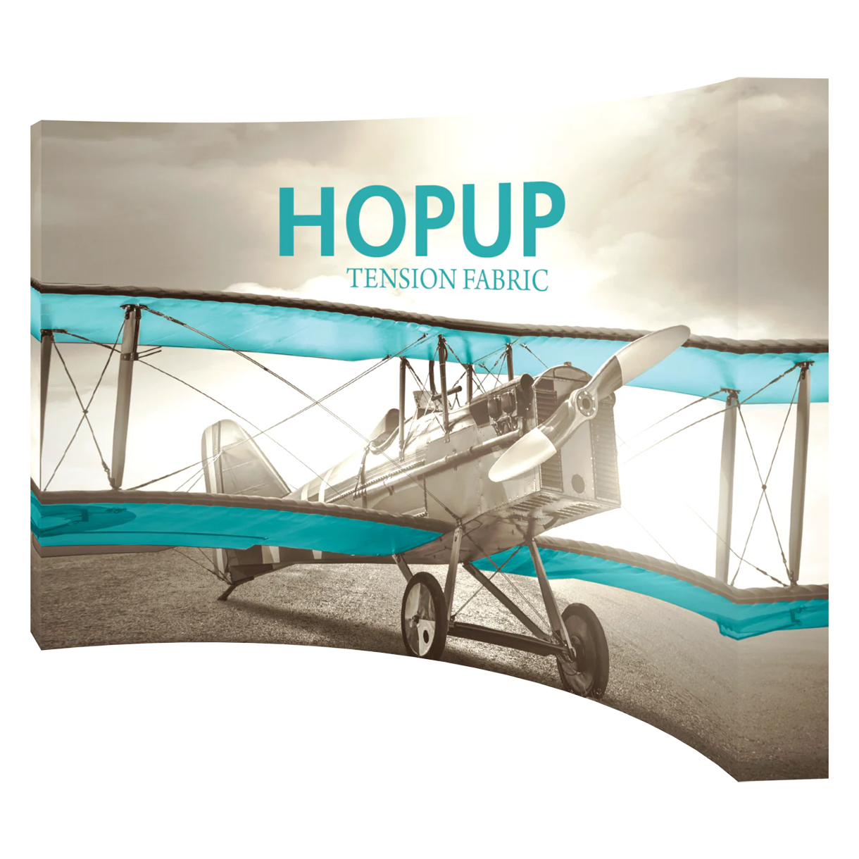 13ft x 8ft Hopup Curved Tension Fabric Display