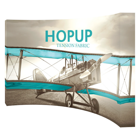 13ft x 8ft Hopup Curved Tension Fabric Display