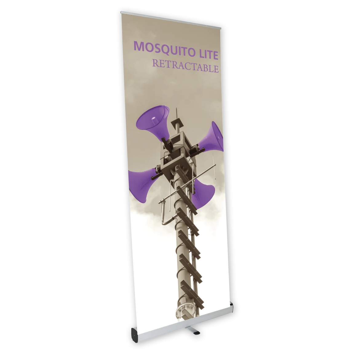 31.5in Mosquito Lite 800 Retractable Banner Stand (Vinyl Graphic Package)