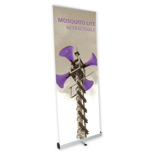 31.5in Mosquito Lite 800 Retractable Banner Stand (Supreme Melinex Graphic Package)