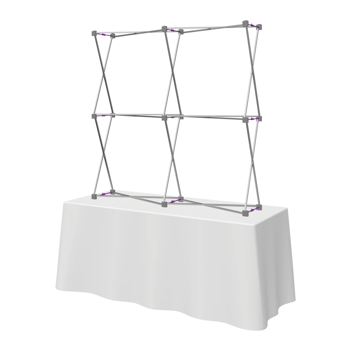 5ft x 5ft Hopup Straight Square Tabletop Tension Fabric Display