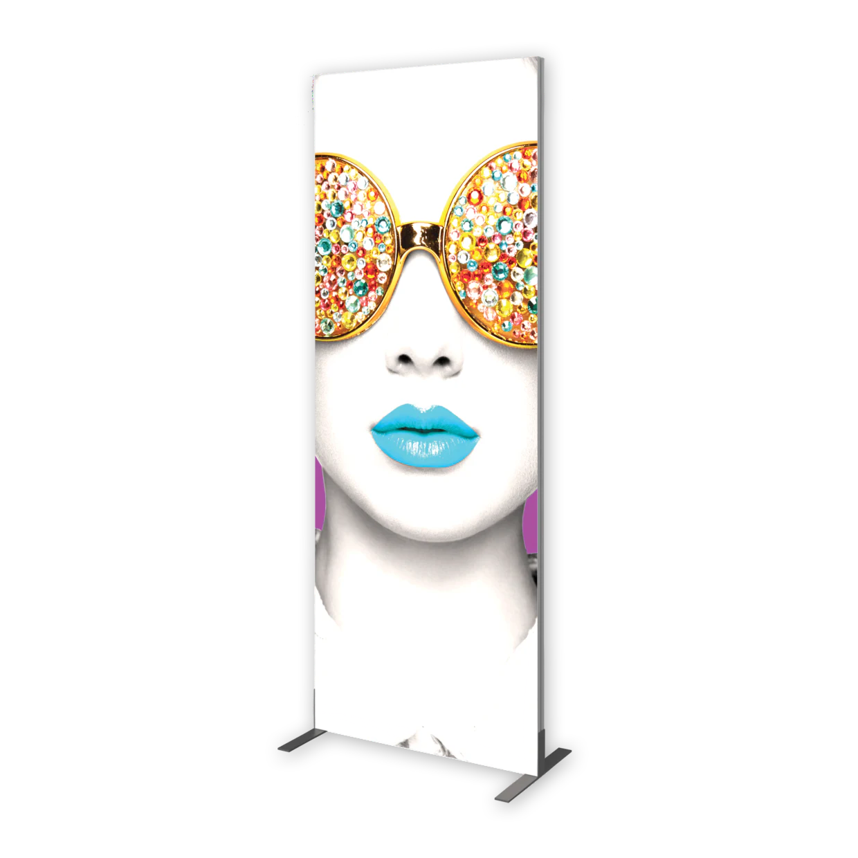 3ft x 8ft Vector Frame Light Box Rectangle 06 Fabric Banner Display Double-Sided (Graphic Package)