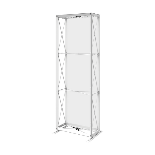 2.5ft x 8ft Embrace Backlit Push-Fit Tension Fabric Display Unprinted Opaque Liner