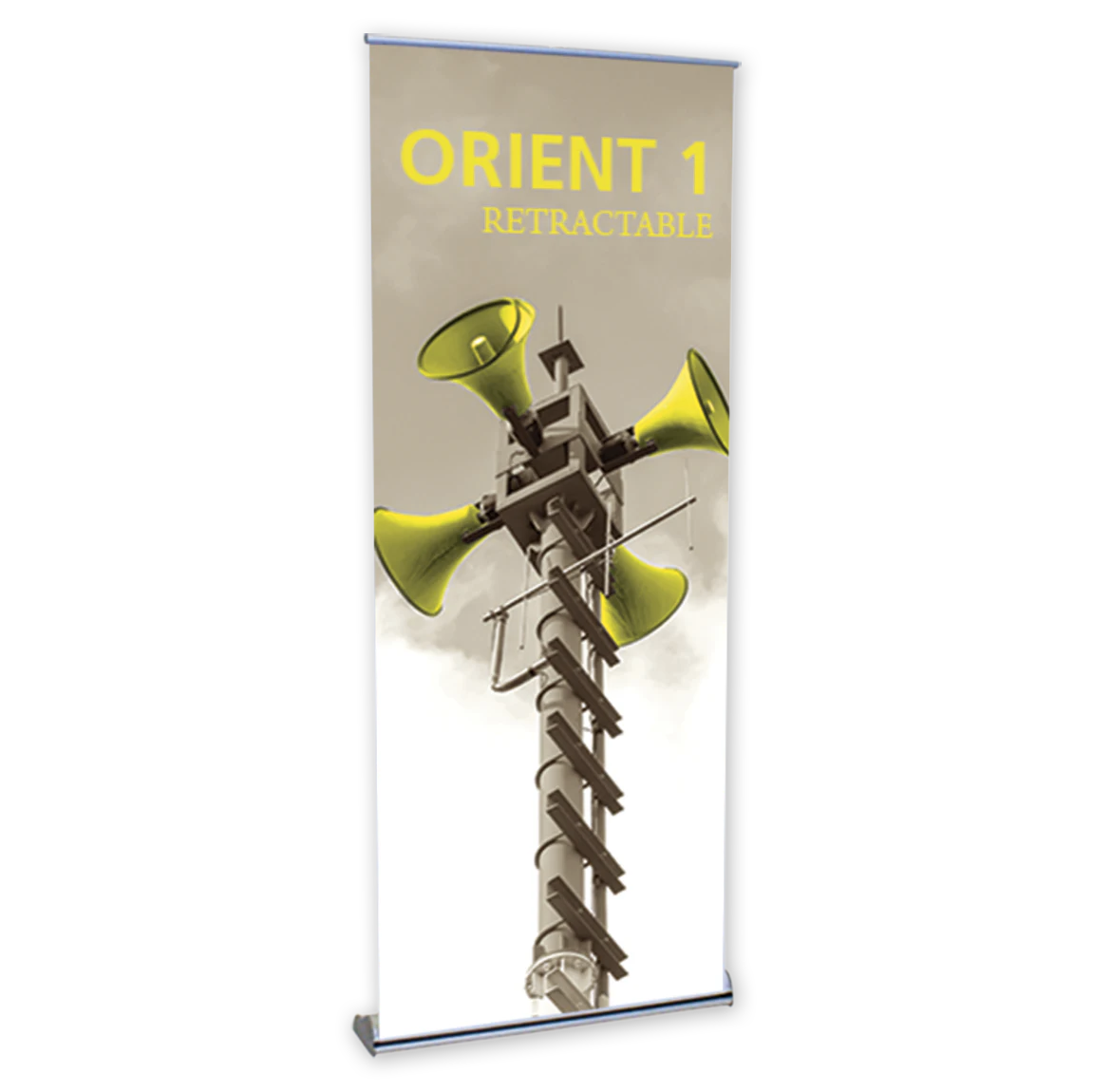 31.5in Orient 800 Retractable Banner Stand (Supreme Melinex Graphic Package)