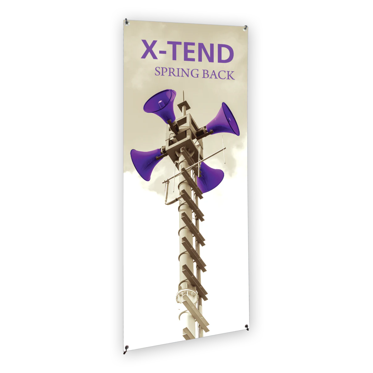 31.5in x 70.88in X-TEND 3 Spring Back Banner Stand (Graphic Package)