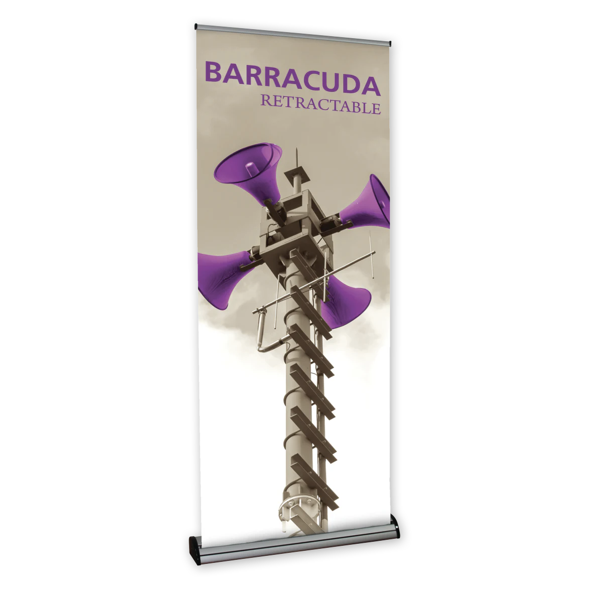 33.5in Barracuda 850 Retractable Banner Stand (Supreme Melinex Graphic Package)