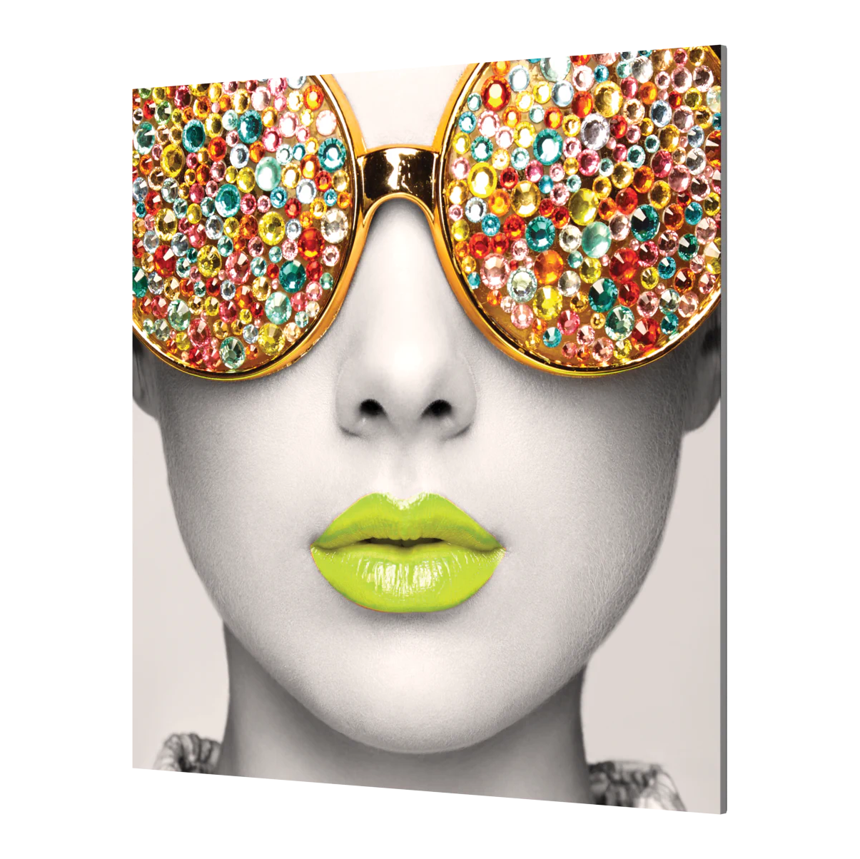 3ft x 3ft Vector Frame Edge S-03 Square Fabric Poster Display (Graphic Package)