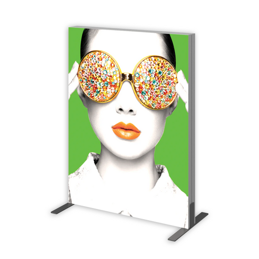 3ft x 4ft Vector Frame Light Box Rectangle 01 Fabric Banner Display Single-Sided (Graphic Package)