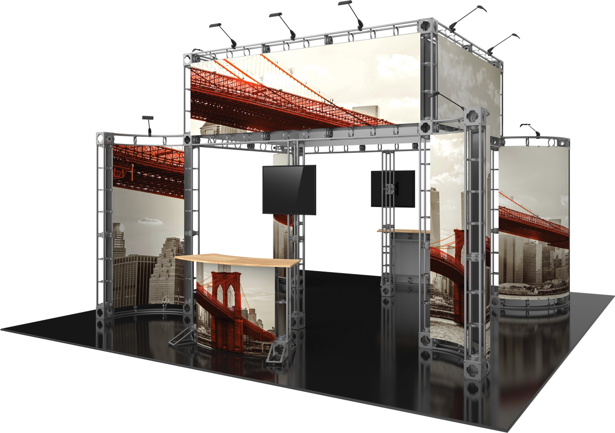 Aarhus Orbital Express Truss 20x20 Modular Island Exhibit