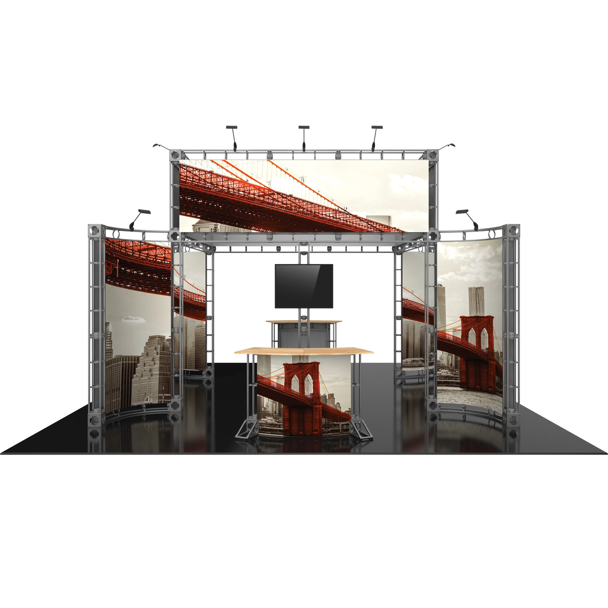Aarhus Orbital Express Truss 20x20 Modular Island Exhibit
