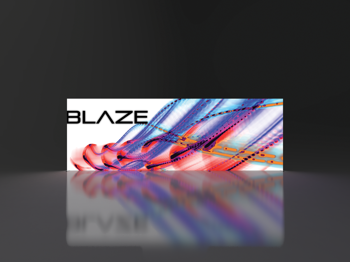 3ft x 10ft Blaze Freestanding Light Box