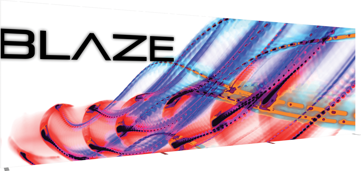 3ft x 10ft Blaze Freestanding Light Box