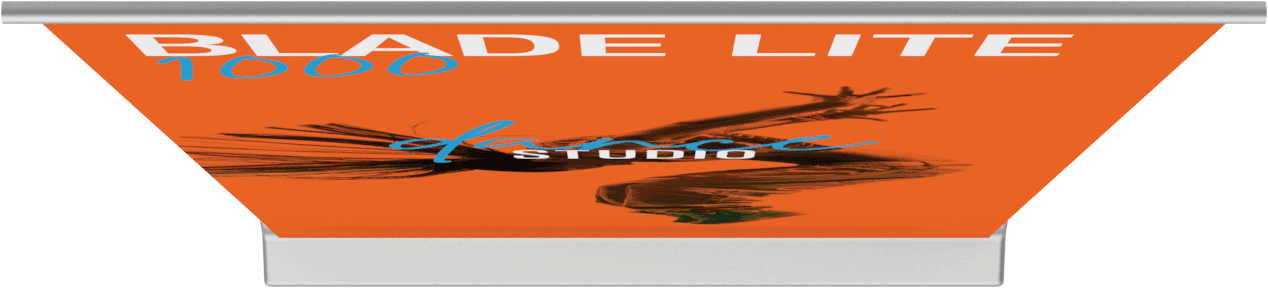 39.25in Blade Lite 1000 Retractable Banner Stand