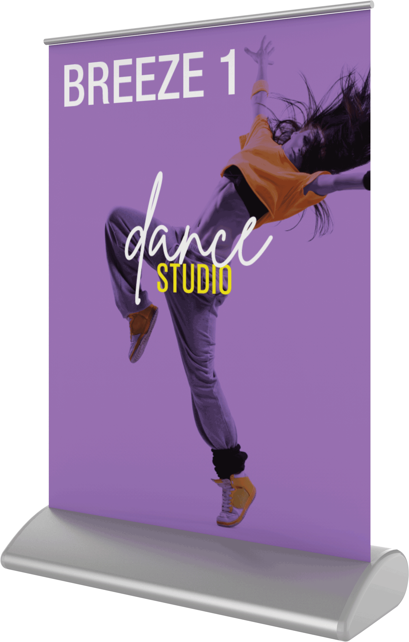 8.5in Breeze 1 Retractable Tabletop Banner Stand