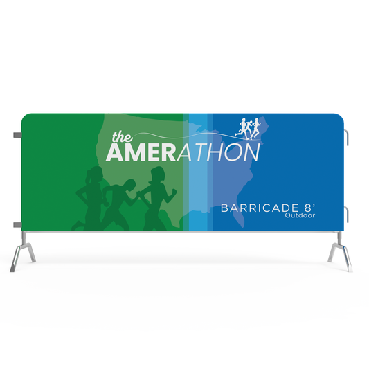 Indoor/Outdoor Double-Sided Barricade Cover