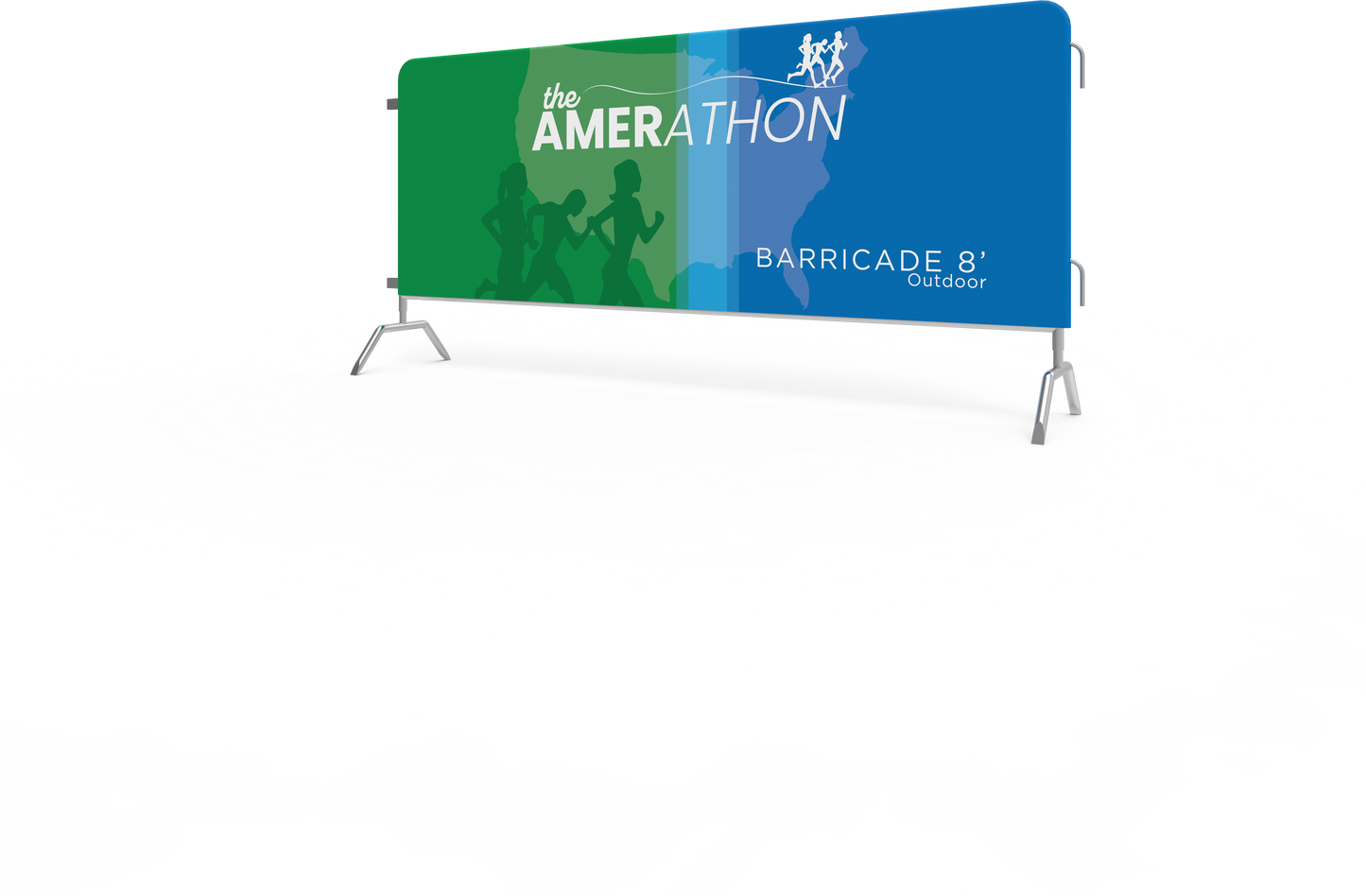 Indoor/Outdoor Double-Sided Barricade Cover