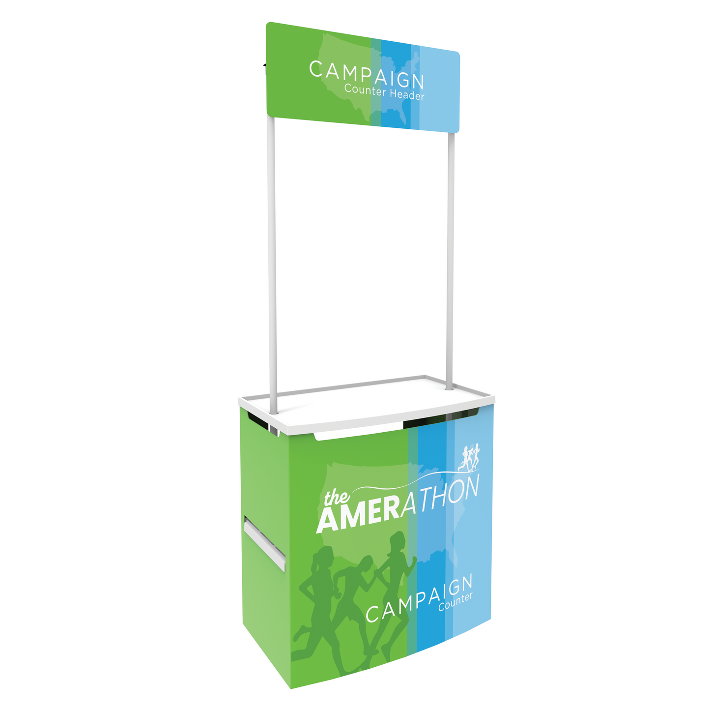 3ft x 7ft Campaign Promotional Counter