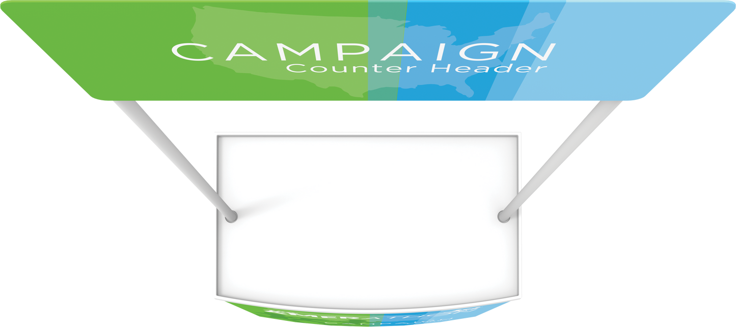 3ft x 7ft Campaign Promotional Counter
