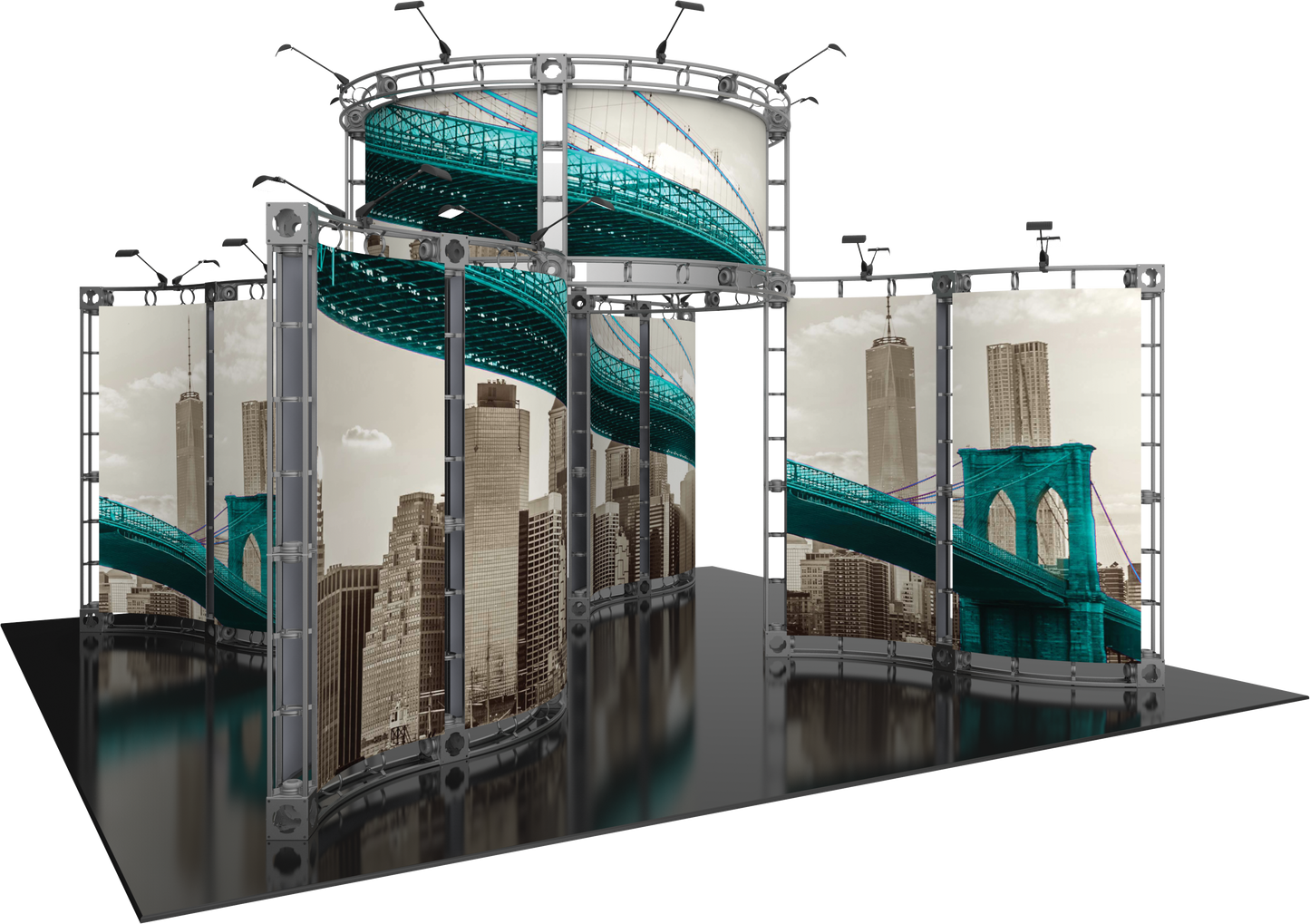 Canis Orbital Express Truss 20x20 Modular Island Exhibit